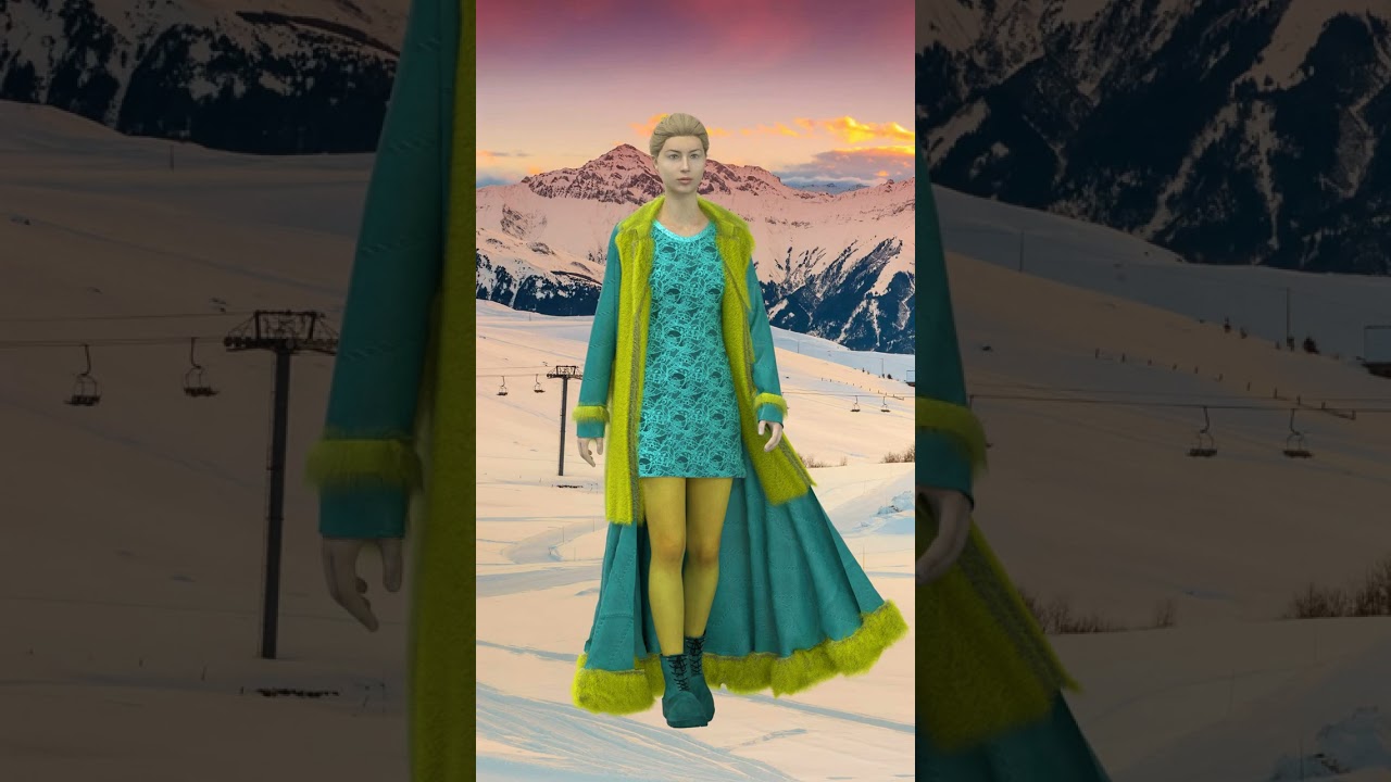 3d clothes design Digital fashion FASHION SHOW Animation Clo3d Marvelous designer