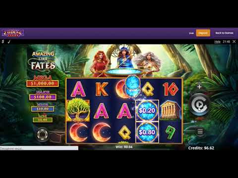 Amazing Link Fates Slot Real Money Game Experience - Zodiac Casino Review (July 15, 2022)