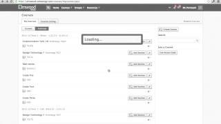 Schoology, setting up this years courses.