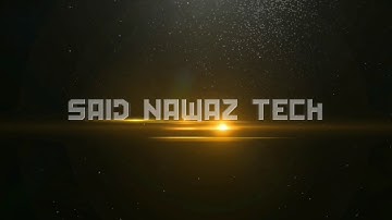 Cinematic Intro Tutorial Coming Soon...| KineMaster tutorial | Said Nawaz Tech