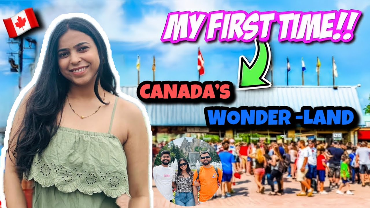 My First Visit To Wonderland Canada 🇨🇦 | Deadly Rides🤯| Experience Of Indian Student | Tour Vlog