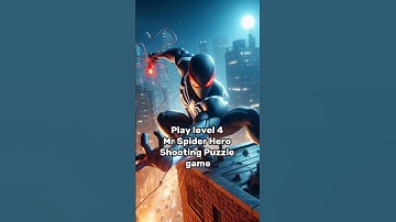 Play level 4 Mr Spider Hero Shooting Puzzle game #gameplay #puzzle #gaming
