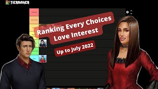Ranking EVERY Main Choices Love Interest (Choices: Stories You Play Pixelberry Tier List) screenshot 5
