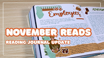 books i read in november | reading journal wrap up