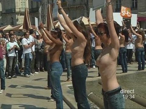 Des femmes seins nus pour le dépistage (Montpellier)