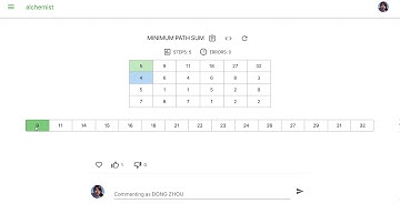 Minimum Path Sum - Dynamic Programming, 最小路径和-动态规划