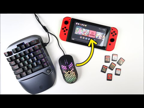 el NUEVO TECLADO Y RATÓN para Nintendo SWITCH 2020 😱 ¡FUNCIONA