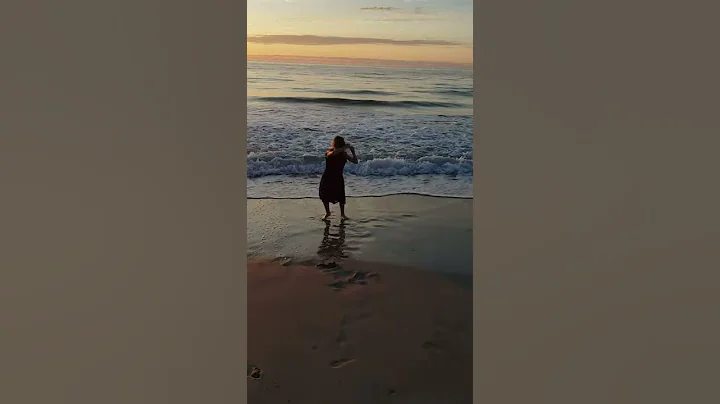 Dancing on the beach!