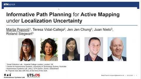 Informative Path Planning for Active Field Mapping under Localization Uncertainty