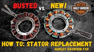 HOW TO: Stator Replacement - Harley Davidson FXR