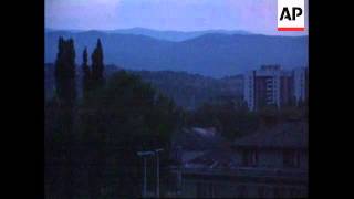 Bosnia - Sarajevo Under Heavy Shelling