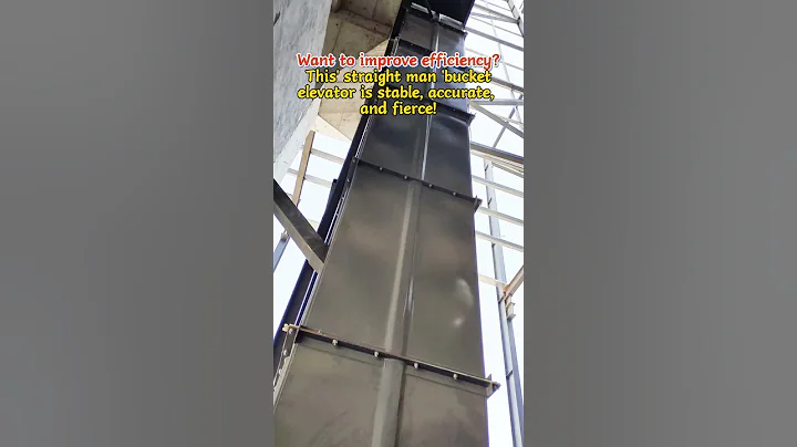 This bucket elevator is stable,accurate and fierce #bucketelevator #platechainbucketelevator