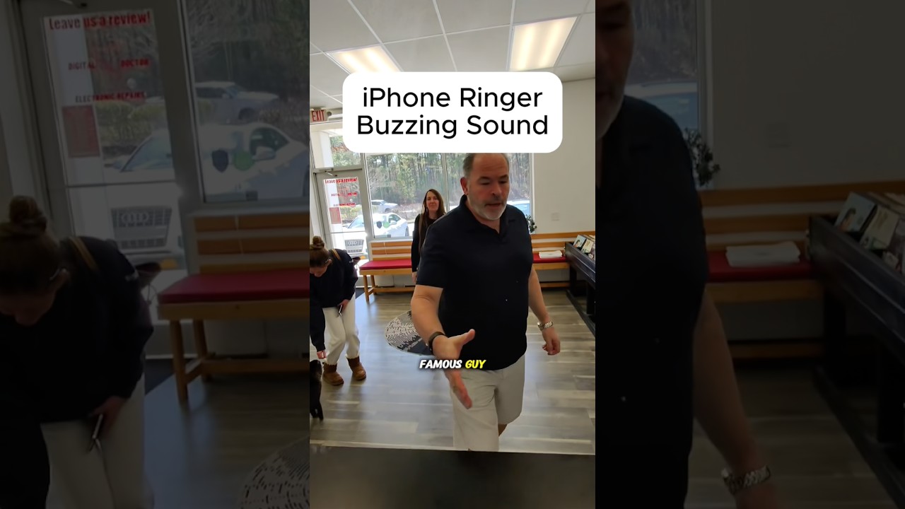 iPhone Ringer Buzzing Sound📞 #brokenfix #smartphone #repair #problemfix #cellphone #fix