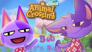 Bob | Animal Crossing New Horizons SpeedArt | Lets Draw! @KuuKazzu
