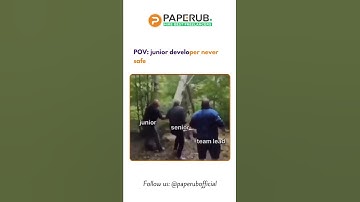 Junior Developer Never Safe 😅 | Relatable Dev Life Moments
