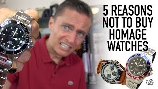 5 Reasons NOT To Buy A Homage Watch - Are Steinhart, Parnis, Invicta & Alpha A Waste Of Money?