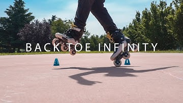 HOW TO SKATE TUTORIAL: BACKWARD TOE INFINITY  - LORENZO GUSLANDI