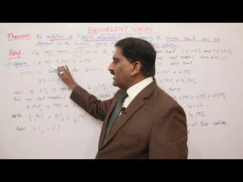 Equivalent norms