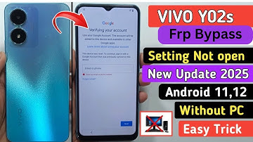 Vivo Y02/Y02S FRP Bypass Without PC Android 12 | Vivo Y02/Y02S Bypass FRP Google Account Lock(2025)