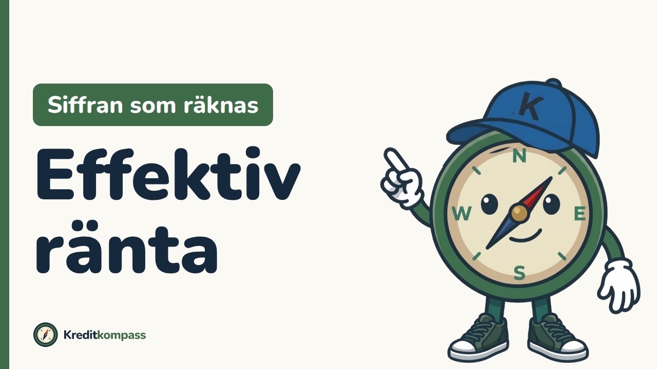Kevin förklarar: Effektiv ränta: så ser du vad lånet egentligen kostar