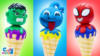 We Love Ice Cream! 🍨 Superhero Ice Cream Song  Funny Kids Songs And Nursery Rhymes
