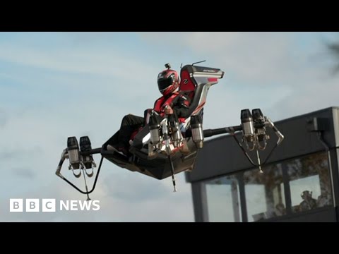 Inside the factory making a flying car ready for take off - BBC News