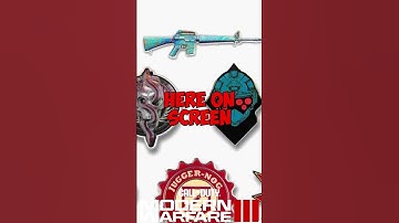 MW3 Mastery Camo LEAKED?! 🚨 #shorts