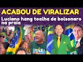 ESSA FOI BOA TOALHA DE B0LSONARO NA PRAIA COM VELHO DA HAVAN