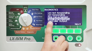 ESP-LXIVM Controller Diagnostics:  Controller Output