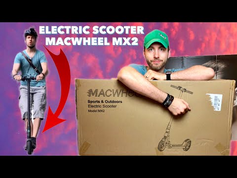 MACWHEEL MX2 Elektro Scooter mit 300 Watt E-Motor - Fahrspass mit holprigem Start - REVIEW