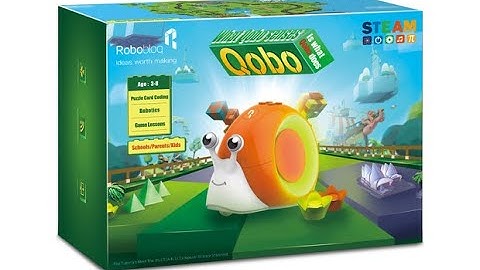 Qobo the Robot Snail- teaches kids 3+ to code