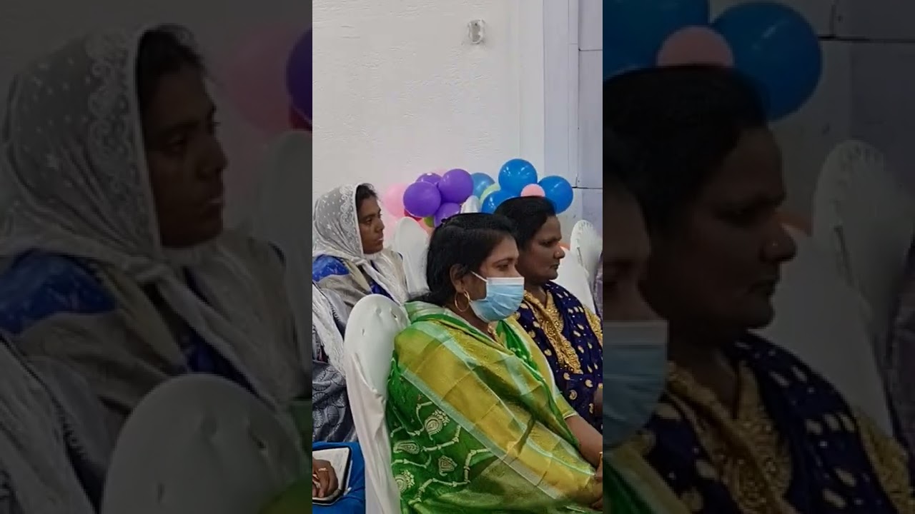 Telugu Christian Carmel Church Tel Aviv in Israel 3rd anniversary last night