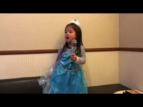 アナと雪の女王2 歌ってみた！3歳　FROZEN2 イントゥ•ジ•アンノウン〜心のままに　#intotheunknown #frozen2 #エルサ #ディズニープリンセス