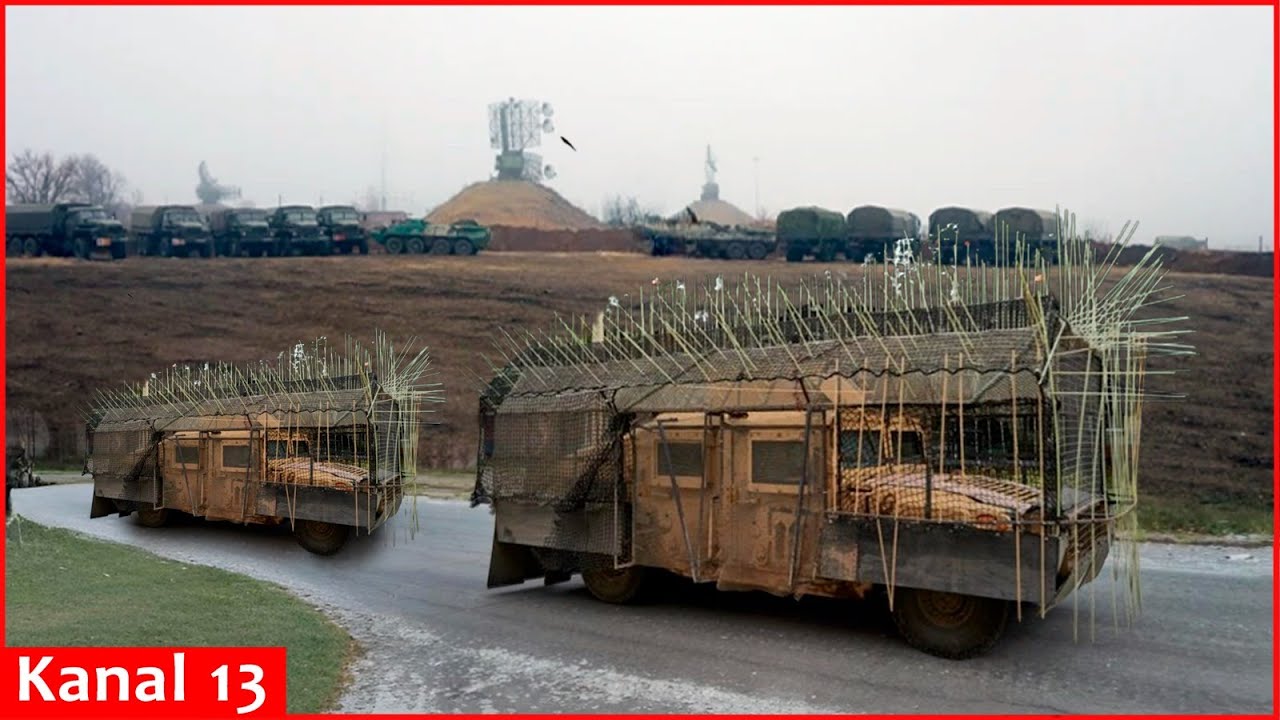 Post-apocalyptic equipment in Ukrainian steppes: Vehicles, monster tanks like in Mad Max movies