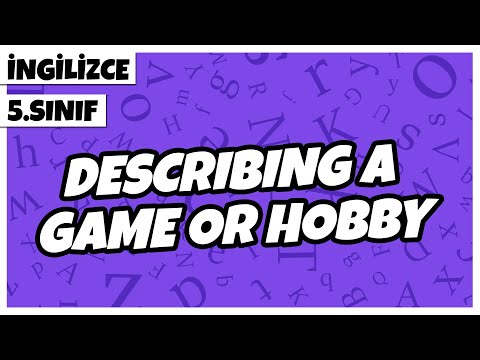 5. Sınıf İngilizce - Describing a Game or Hobby | 2022