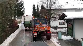 Winterdienst Schneefräse Unimog 2019