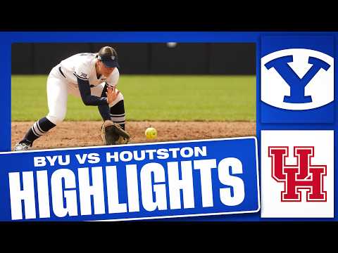 BYU Softball vs Houston | Game 3 || Full Game Highlights