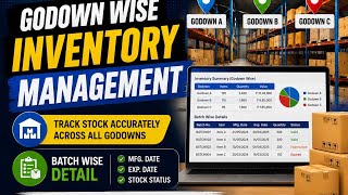 Godown Wise Inventory + Batch Wise Tracking = Smarter Business.