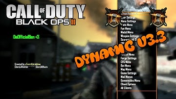 COD Bo2/1.19 Dynamic v3.3 GSC Menu w/Download PS3/Xbox 360/PC