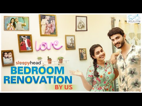 DIY - Bedroom Makeover In Budget || Home Decor || Marina Abraham & Rohit Sahni || Infinitum Media
