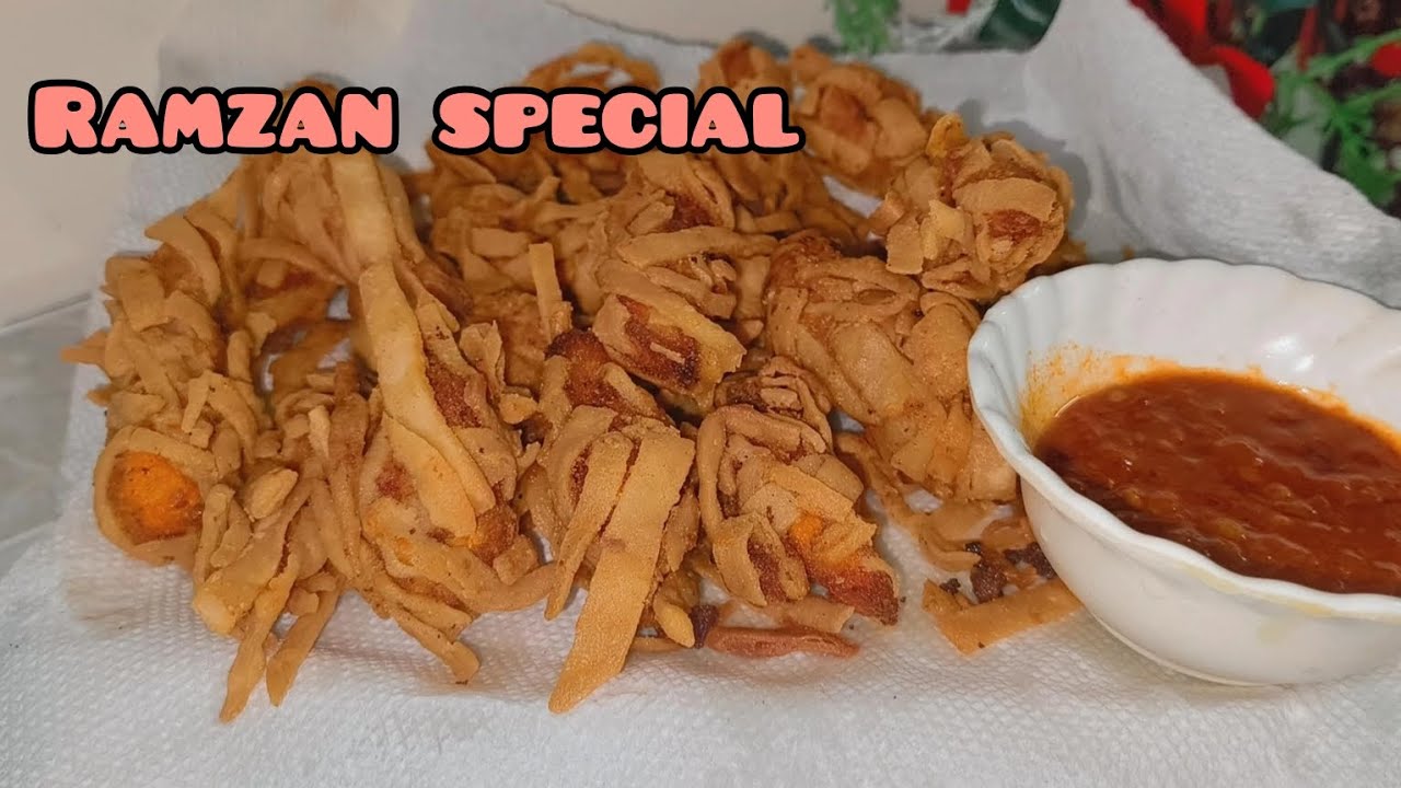 Ramzan Ravi Thread Ramzan special| thread chicken recipe| crispy thread chicken like ...