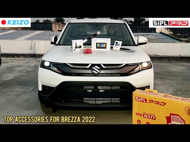 Top 7 must have Accessories for Maruti Suzuki Brezza LXi 2022