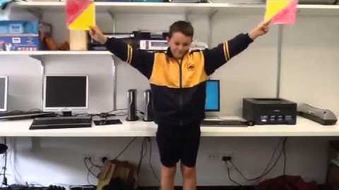 Room 27 semaphore flags #5