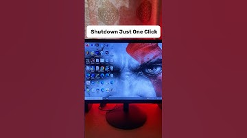This One-Click Shutdown Trick Will Save You Time! ⏱️💻 #OneClickShutdown #TechTips #WindowsHack #pc