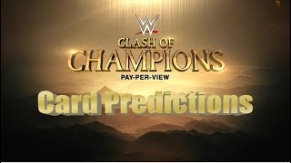 WWE Clash Of Champions 2019 Predicted Match Card