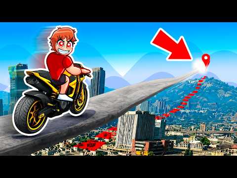 I Crossed The GTA 5 Map In A Perfectly Straight Line...