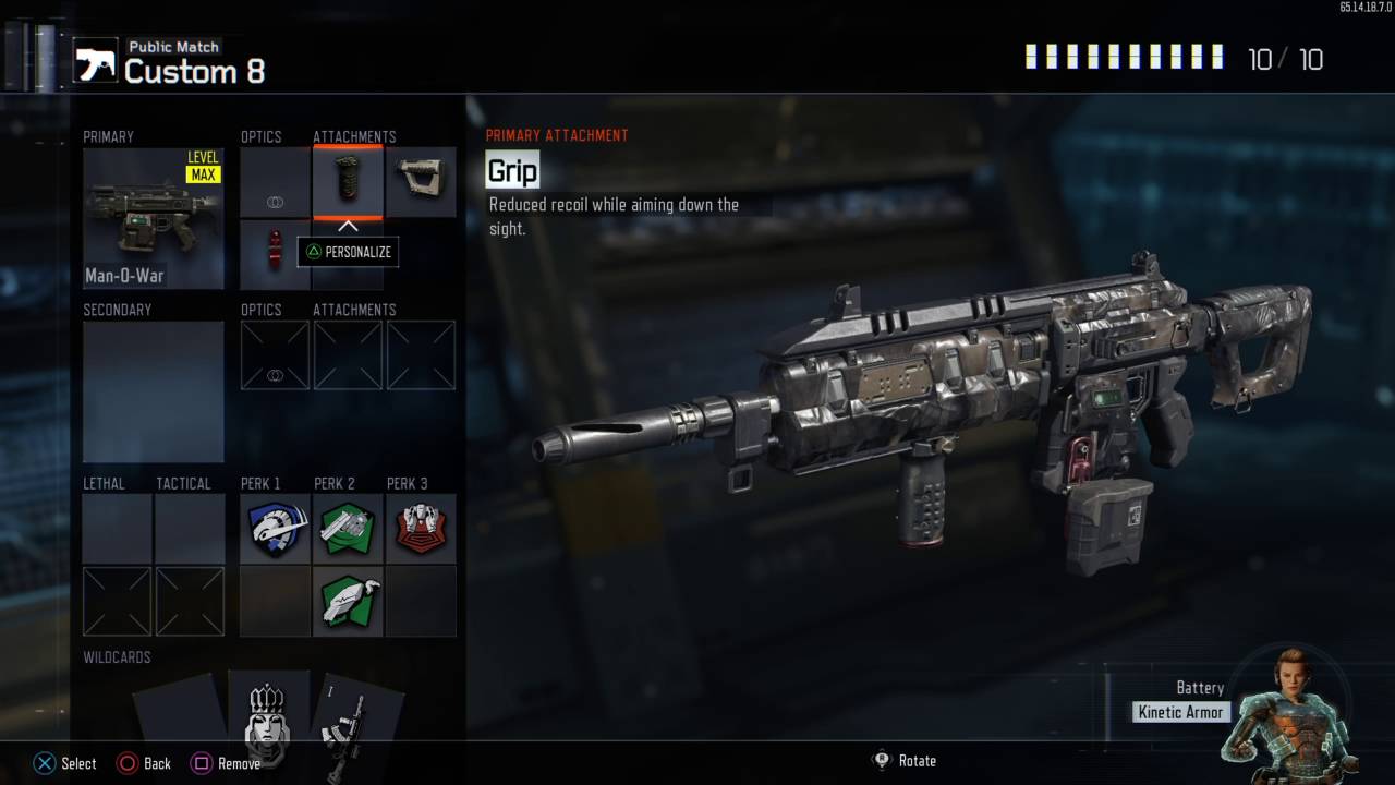 Bo3 Best Class Setup For Man O War Assault Rifle Black Ops 3 Class Setups Youtube