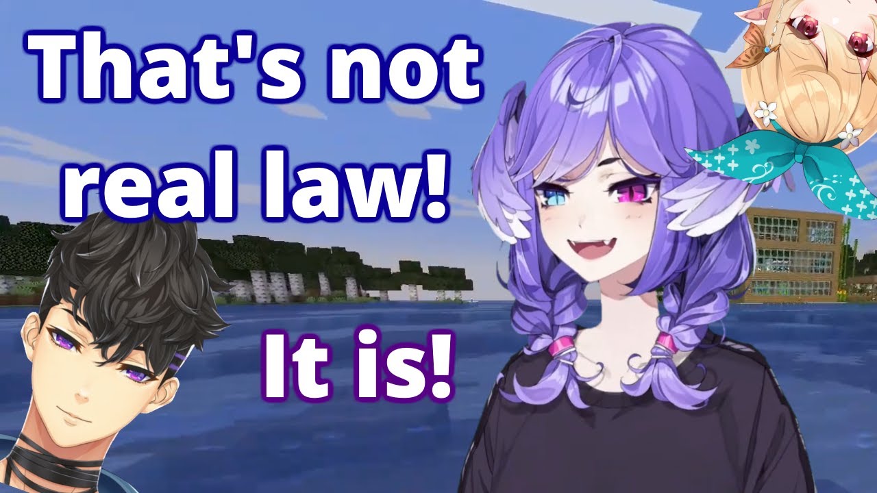 Selen teaches senpai about ocean law, gets caught stealing by Pomu [Selen Tatsuki | NijisanjiEN]