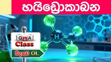 විද්‍යාව OL වලට අහන්න පුලුවන් ප්‍රශ්නයක්  | හයිඩ්‍රොකාබන (Grade 11 Science)
