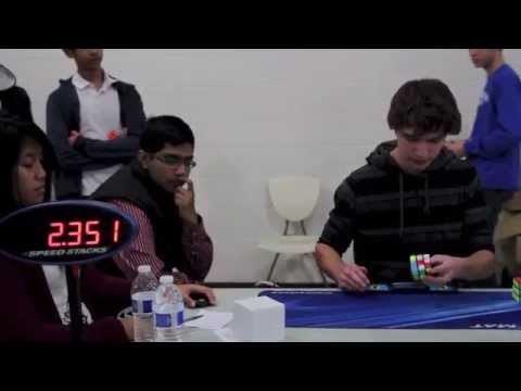 Collin Burns - 13.22 Official Rubik's Cube One Handed Average + 9.37 Solve
